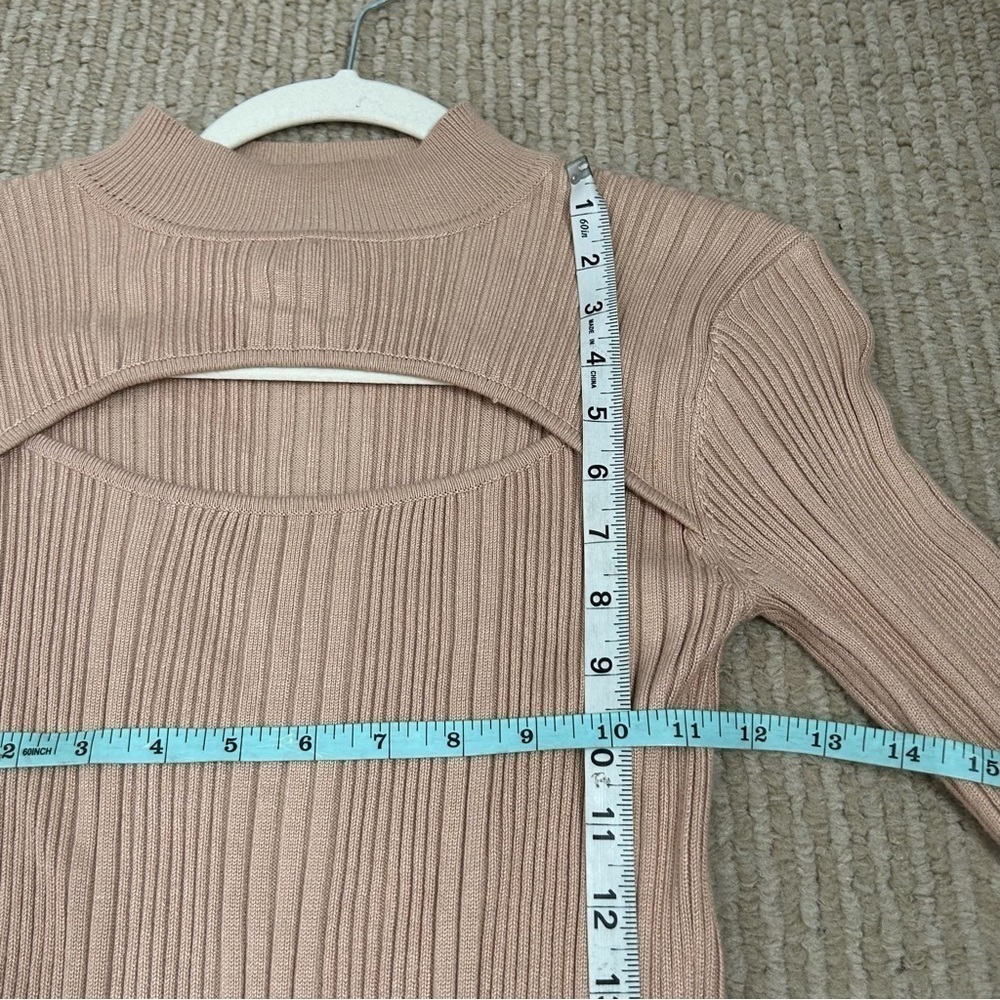 House of Harlow 1960 Tan Long Sleeve Dress - Picture 10 of 11